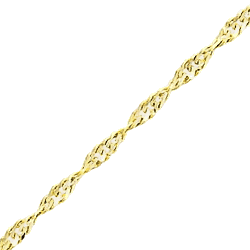 14 Karat Goldkette Twist