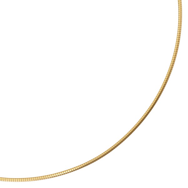 Halsreif 585 Gold matt 1,7mm 42cm