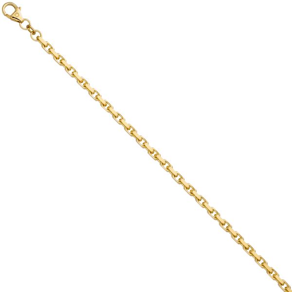 Ankerarmband 333 Gold diamantiert 21cm