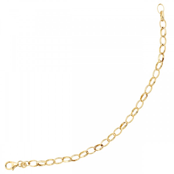 Bettelarmband 333 Gold 19cm für Charms