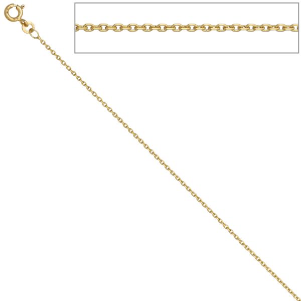 Ankerkette 585 Gold 1,2mm 38cm