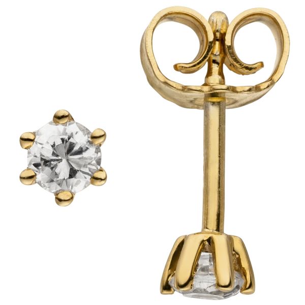 Ohrstecker 585 Gold Diamanten 0,14 ct.