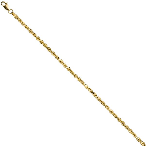 Kordelarmband 585 Gold 19cm