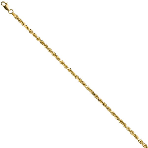 Kordelarmband 585 Gold 19cm