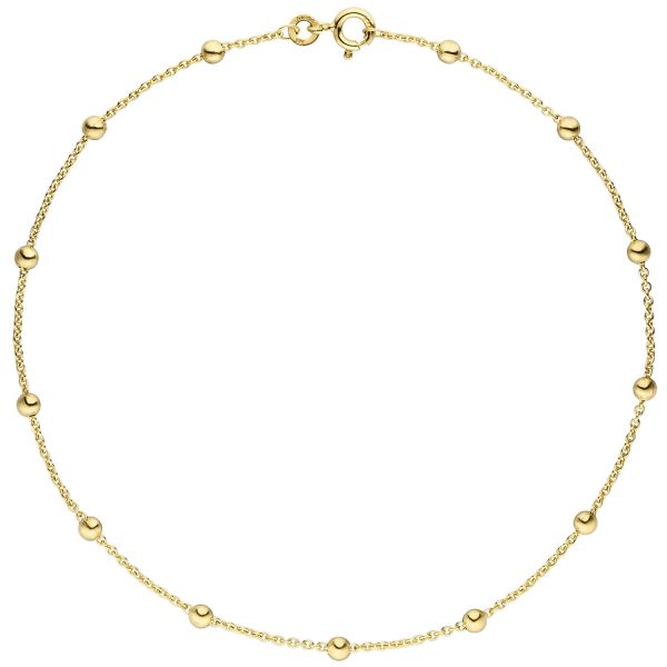 Fußkettchen Fußkette 333 Gold 25cm