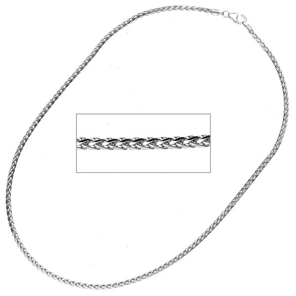 Zopfkette 585 Gold 2,6mm 45cm