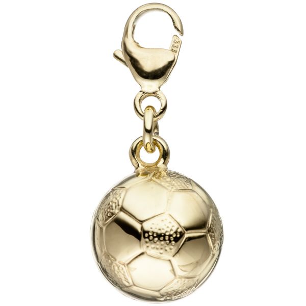 Charm Fußball 333 Gold Anhänger