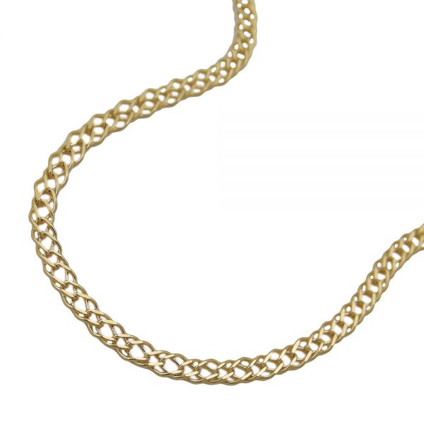 Collier Doppelpanzer 14 Karat Echtgold