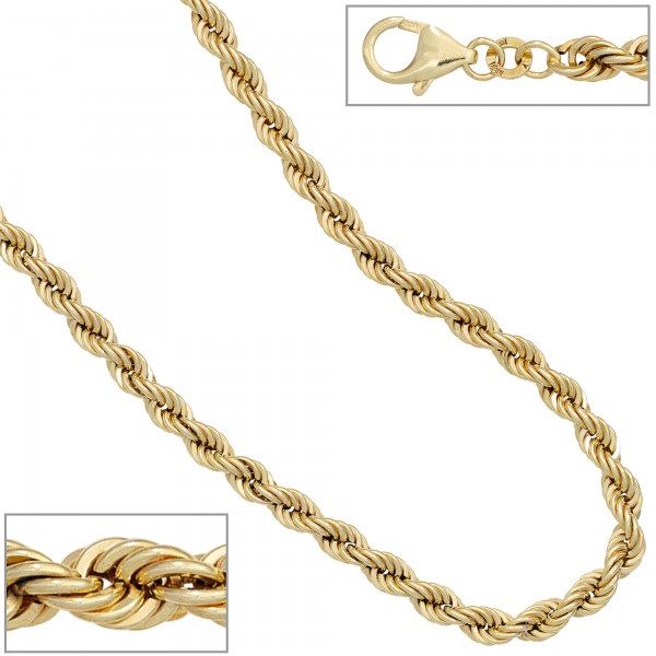 Kordelkette 333 Gold 4,9mm 45cm