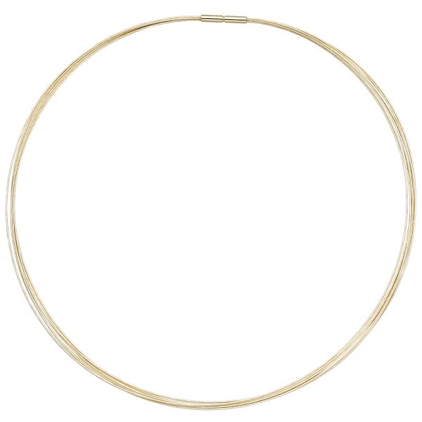 Halsreif 7-reihig 585 Gold 50cm