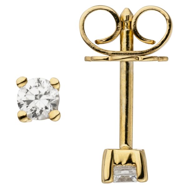 Ohrstecker 585 Gold Diamanten 0,14 ct.