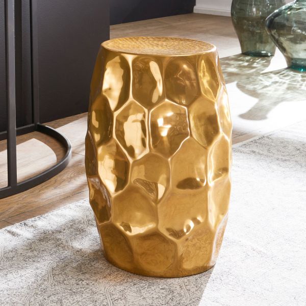 WOHNLING side table JADA decorative table metal storage table setting table gold