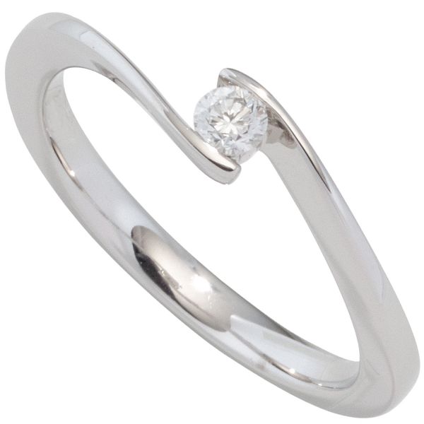 Diamantring 585 Gold 0,25 Karat