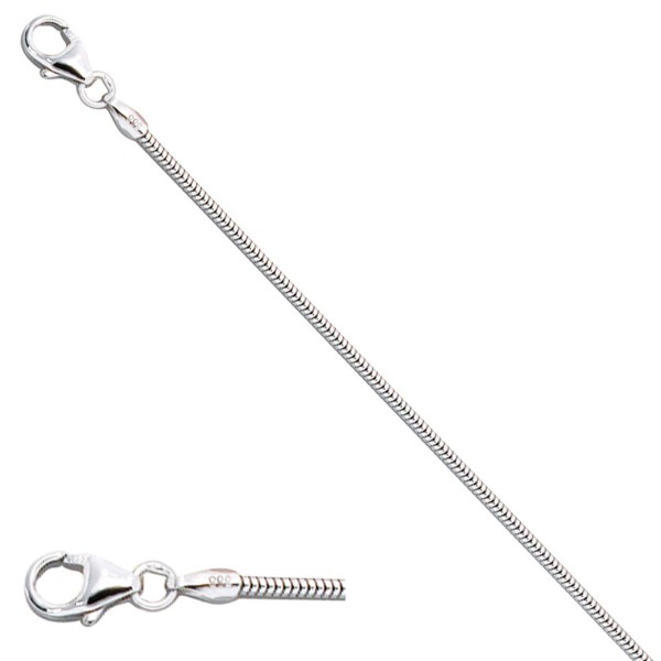 Schlangenkette 333 Gold 1,4mm 42cm