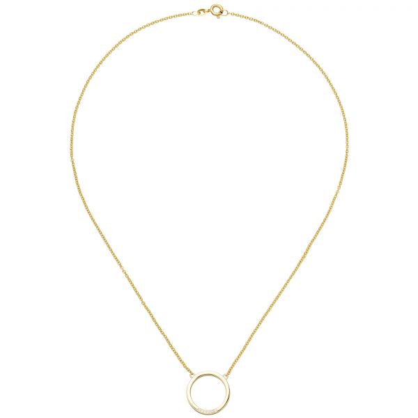 Diamantencollier 585 Gold 44cm