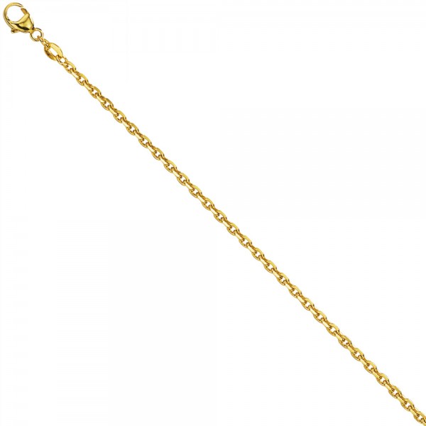 Ankerkette 333 Gold diamantiert 1,6mm 40cm